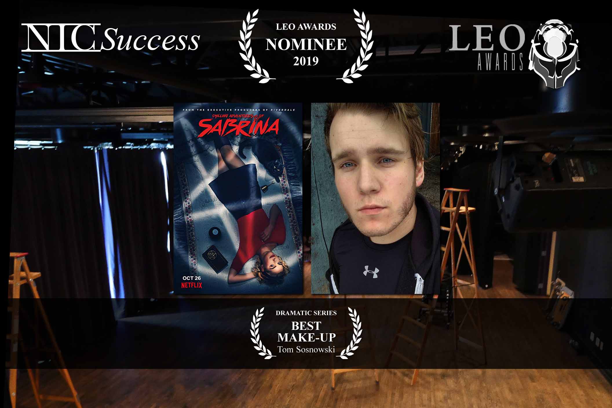 Tom Nominated for Best Makeup at the Leo Awards