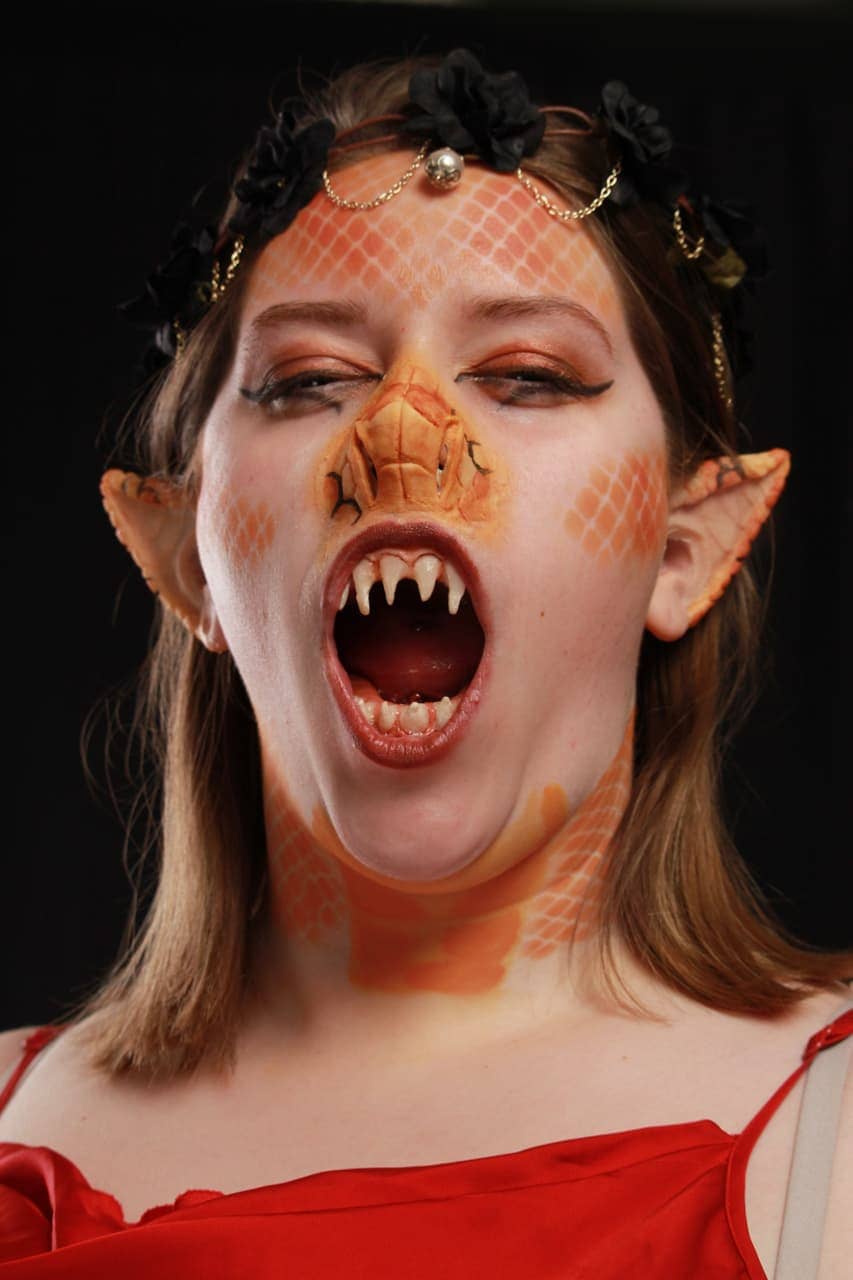 Student Spotlight: Shiho Irie – Ears, Teeth and Nose Prosthetics