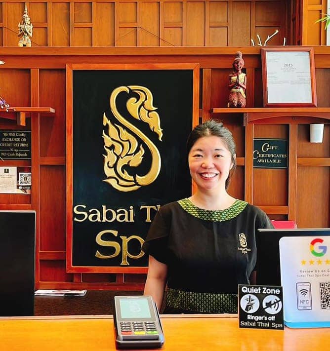Mako Iwata Working at Sabai Thai Spa