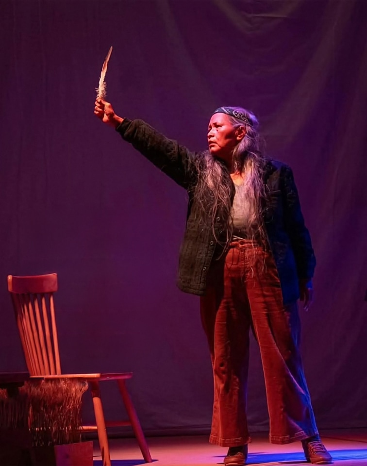 Taninli Wright Earns Standing Ovations in On Native Land