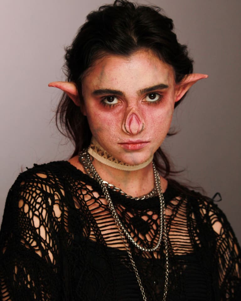 SFX Makeup Brings Ears, Noses, and Teeth to Life